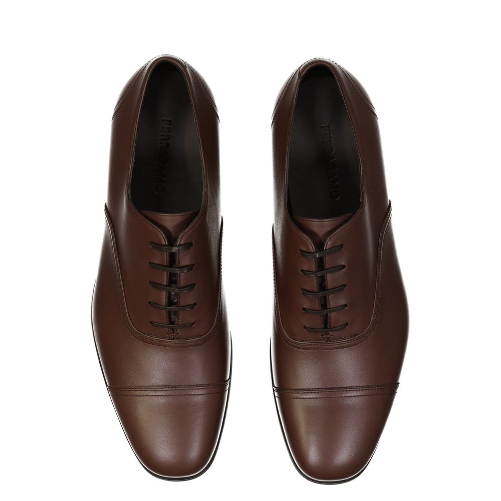 Brown Leather Oxfords And Derbies
