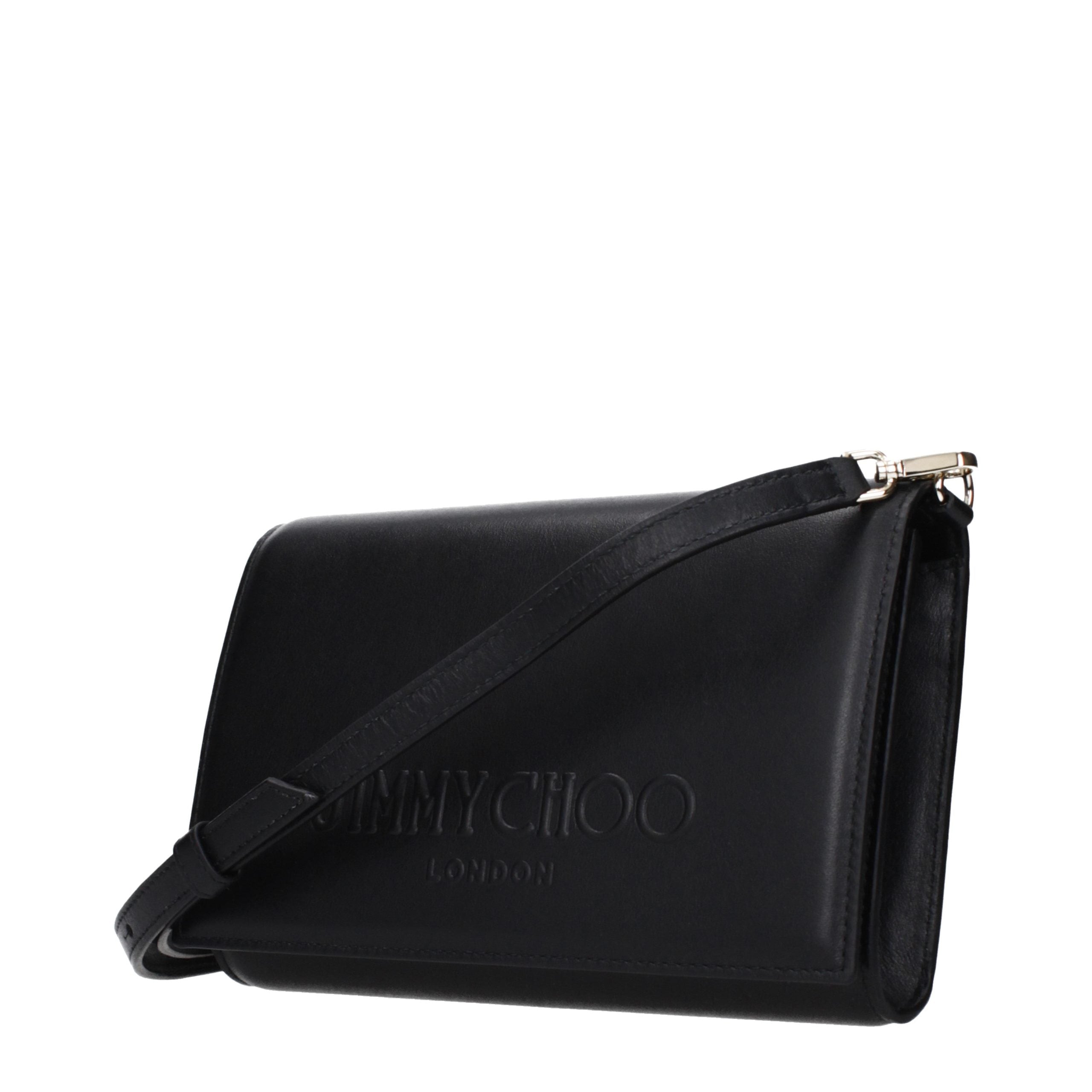 Black Leather Clutch Bag