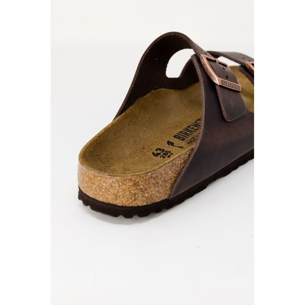 Brown Leather Slippers