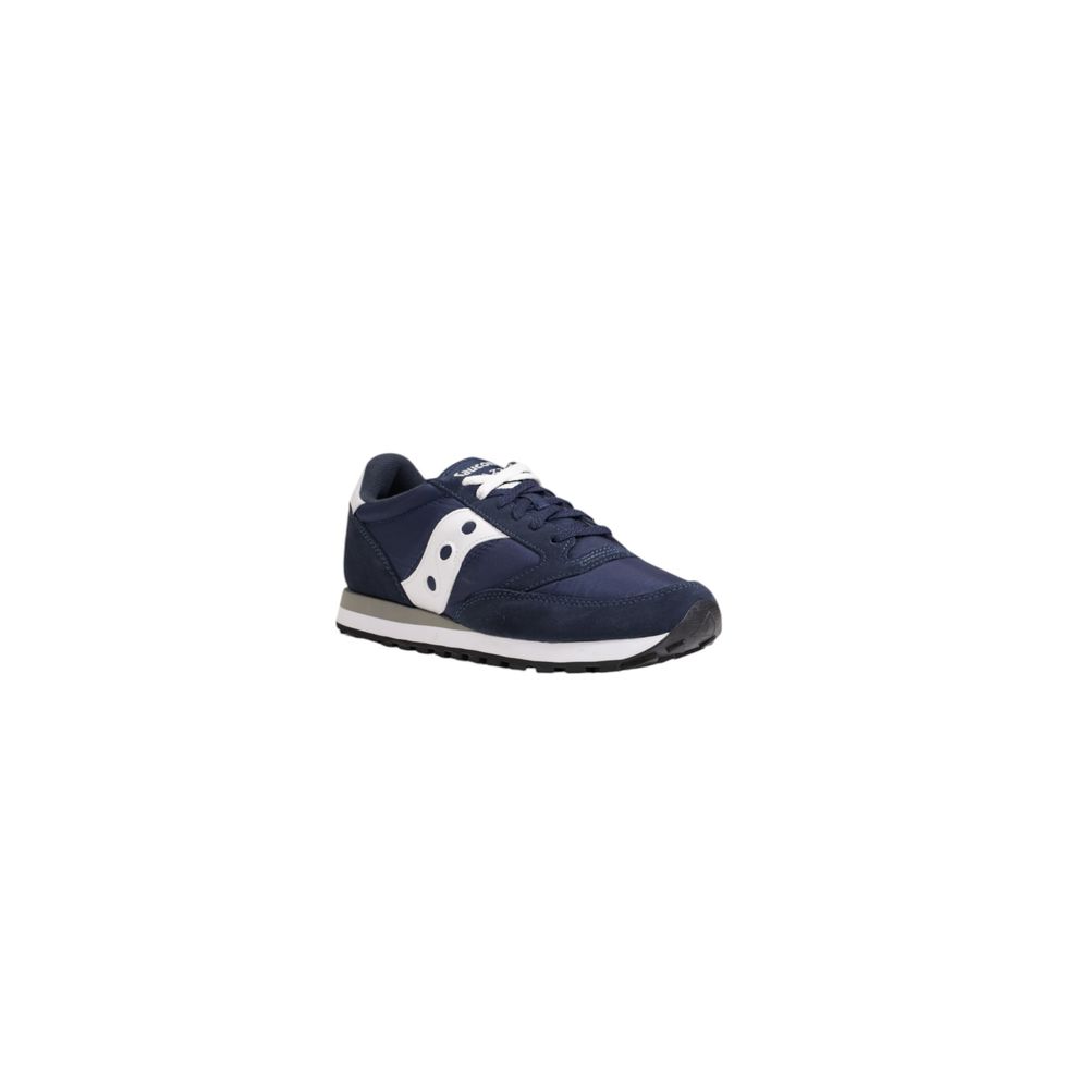 Blue Suede Leather Low Top Sneakers