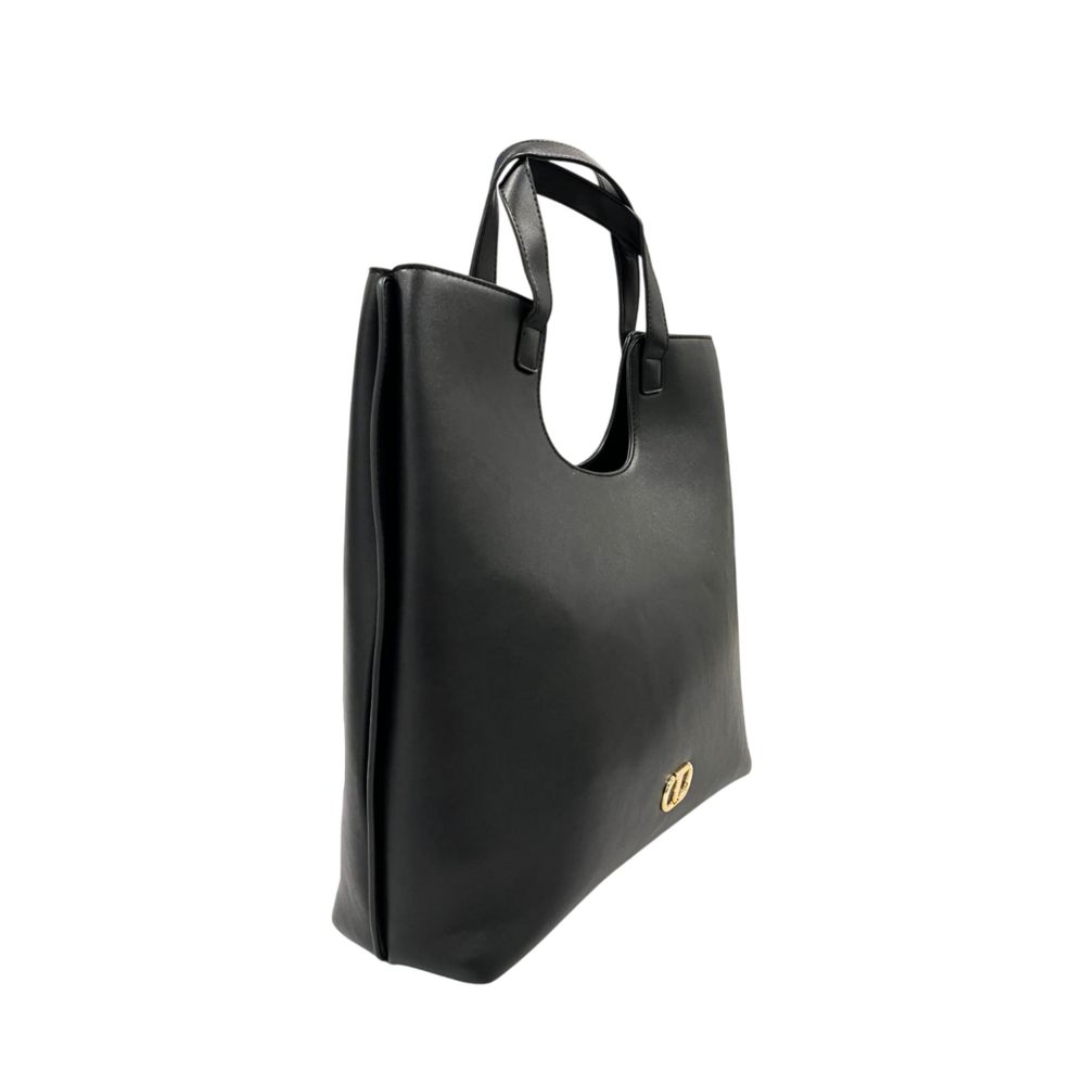 Black PU Women Shoulder Bag