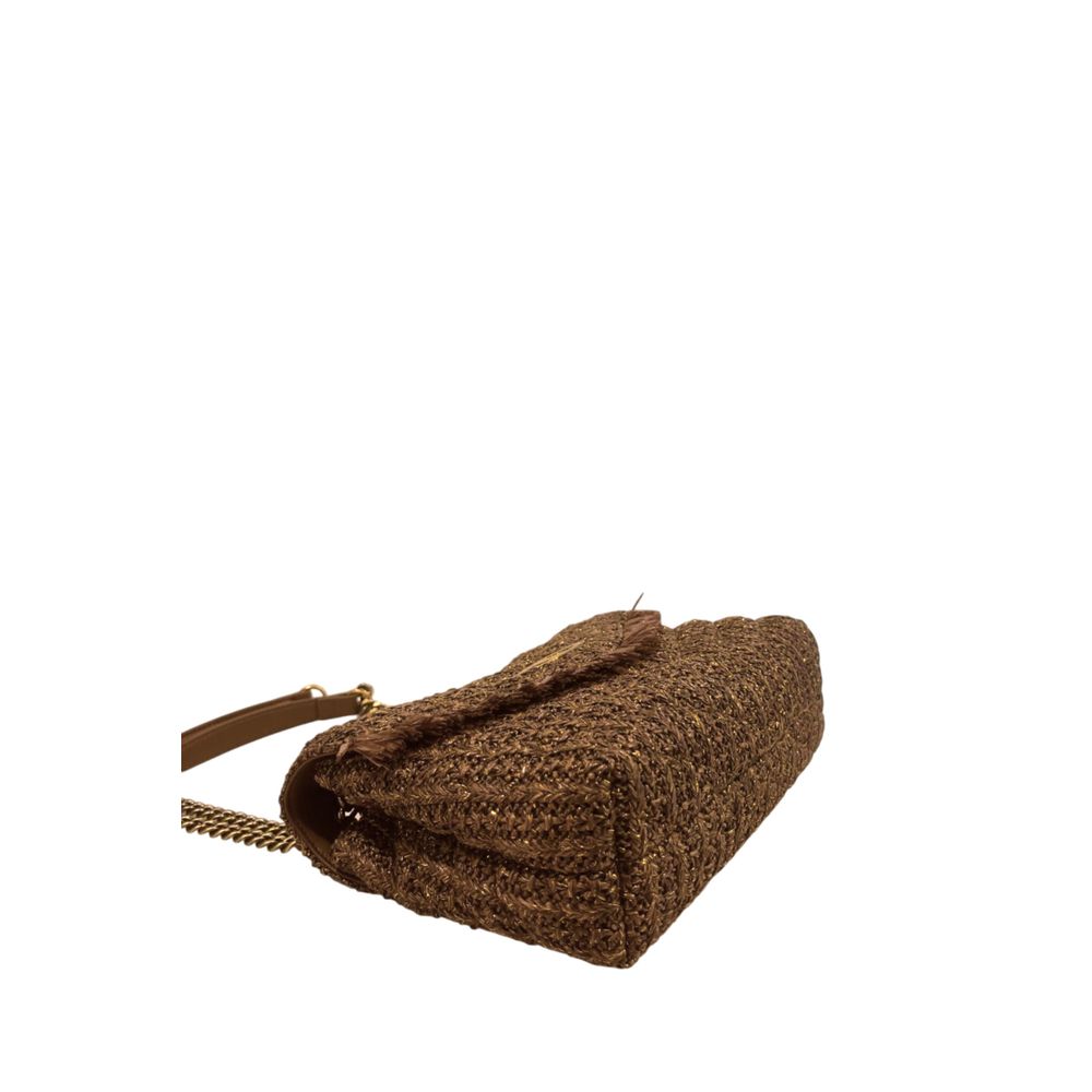 Hnědá dámská crossbody kabelka z polypropylenu