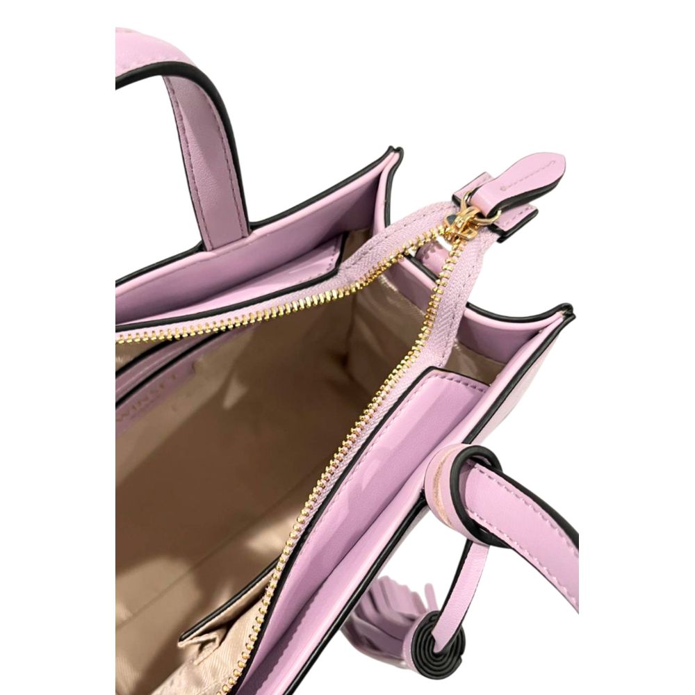 Purple PU Women Handbag