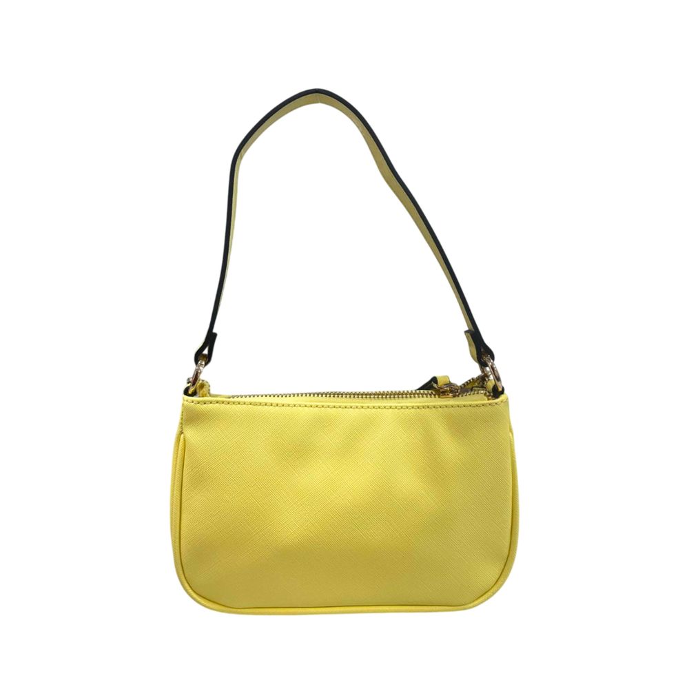 Yellow PU Women Shoulder Bag