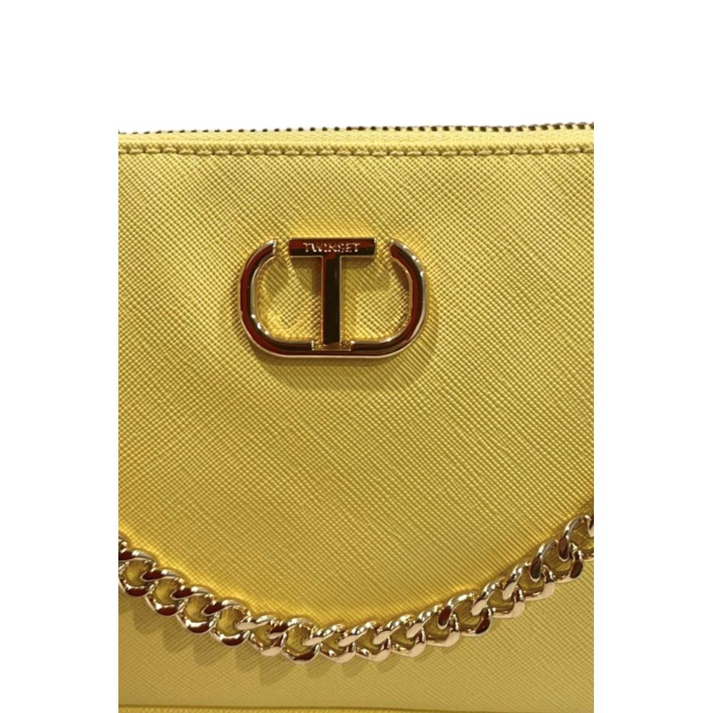 Yellow PU Women Shoulder Bag