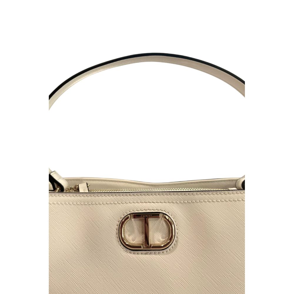 White PU Women Handbag