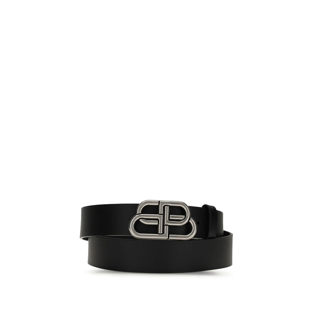 Black Calf Leather Bos Taurus Belt