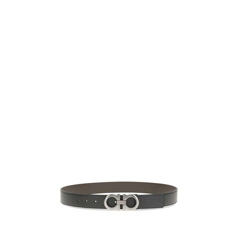 Black Leather Regular Belt