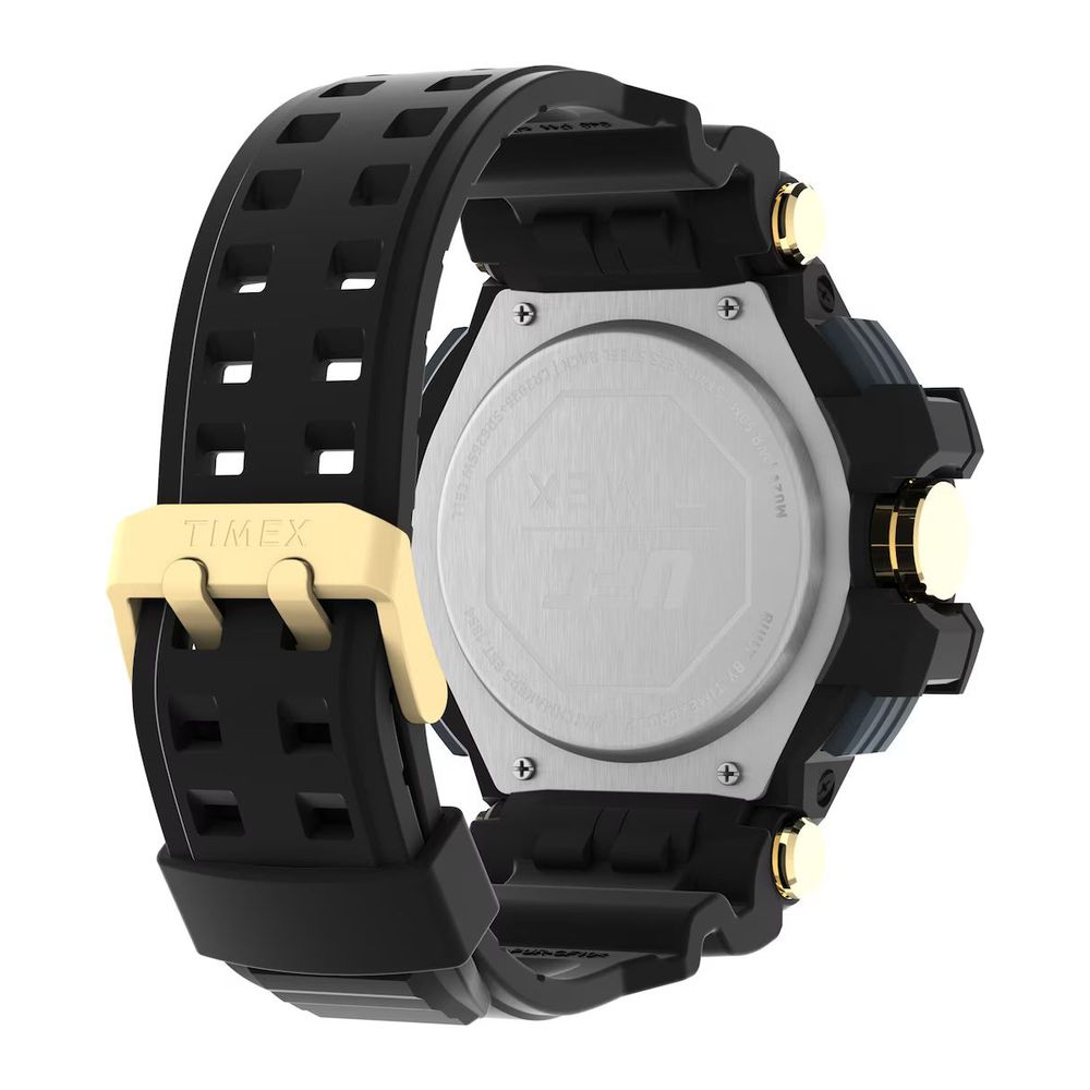 Black Rubber Sport Watch