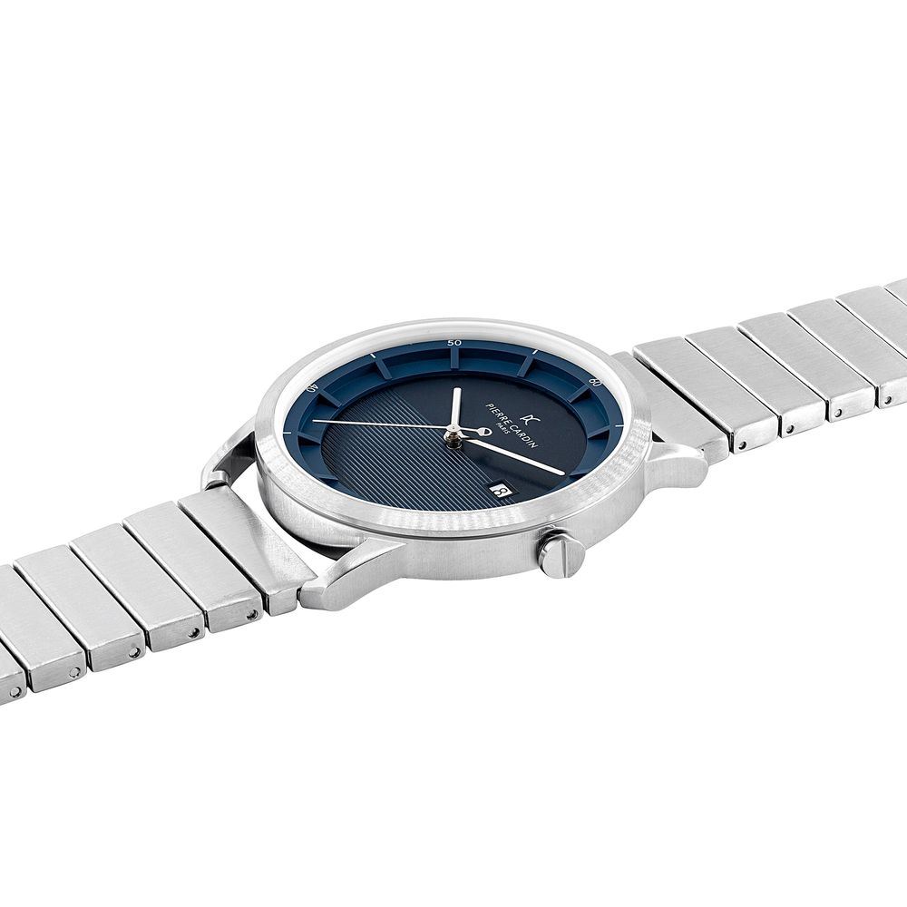 Gray Stainless Steel Dress Watch
