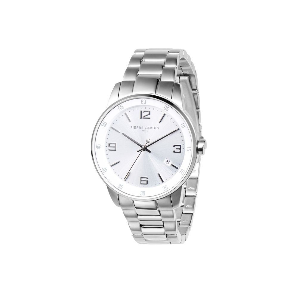 Gray Stainless Steel Dress Watch