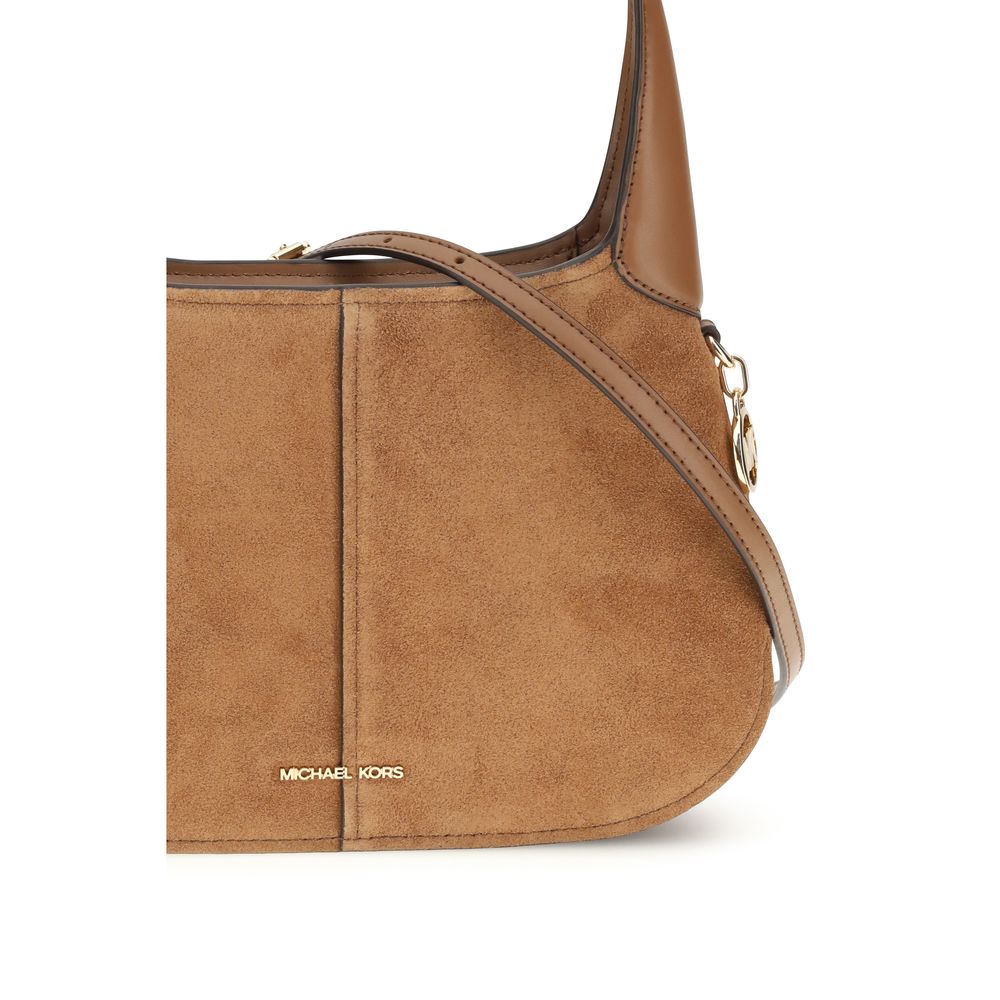 Beige Calf Leather Bos Taurus Shoulder Bag
