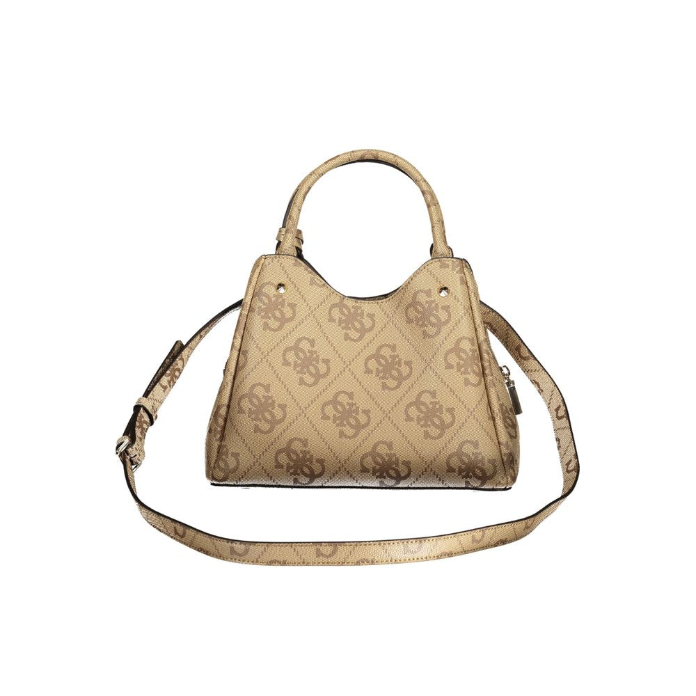 Beige Poliuretano Women Handbag