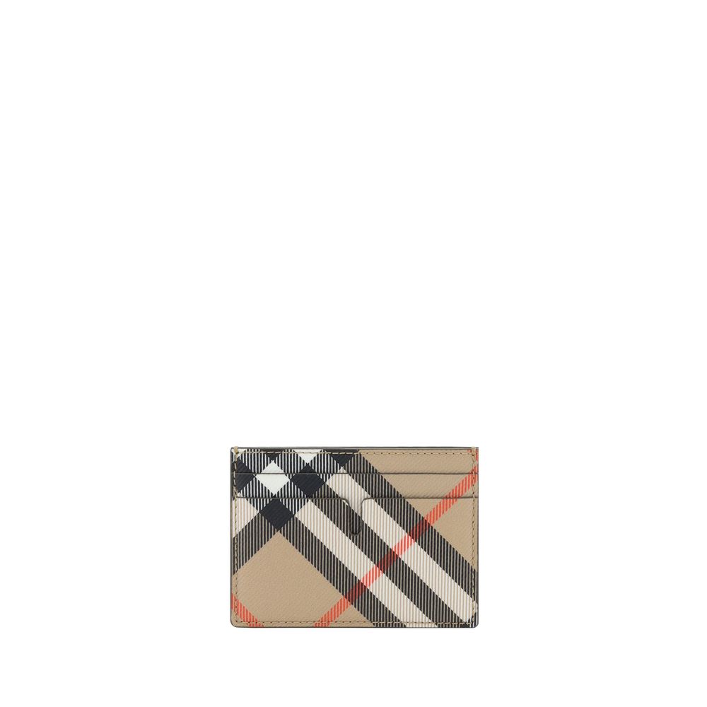 Beige Cotton Cardholder