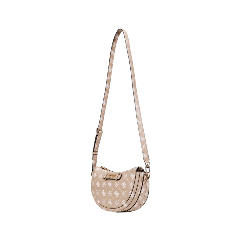 Beige Polyethylene Handbag
