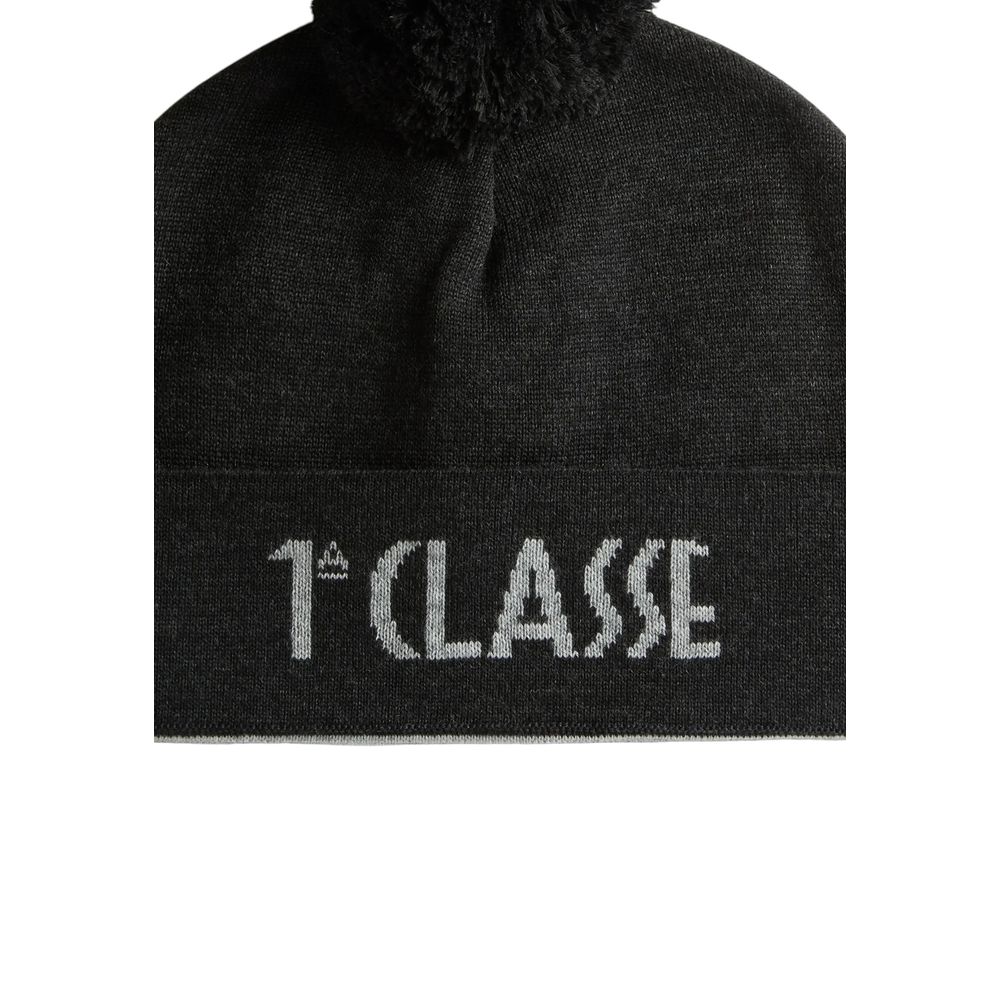 Šedá vlněná čepice (Baseballová čepice)