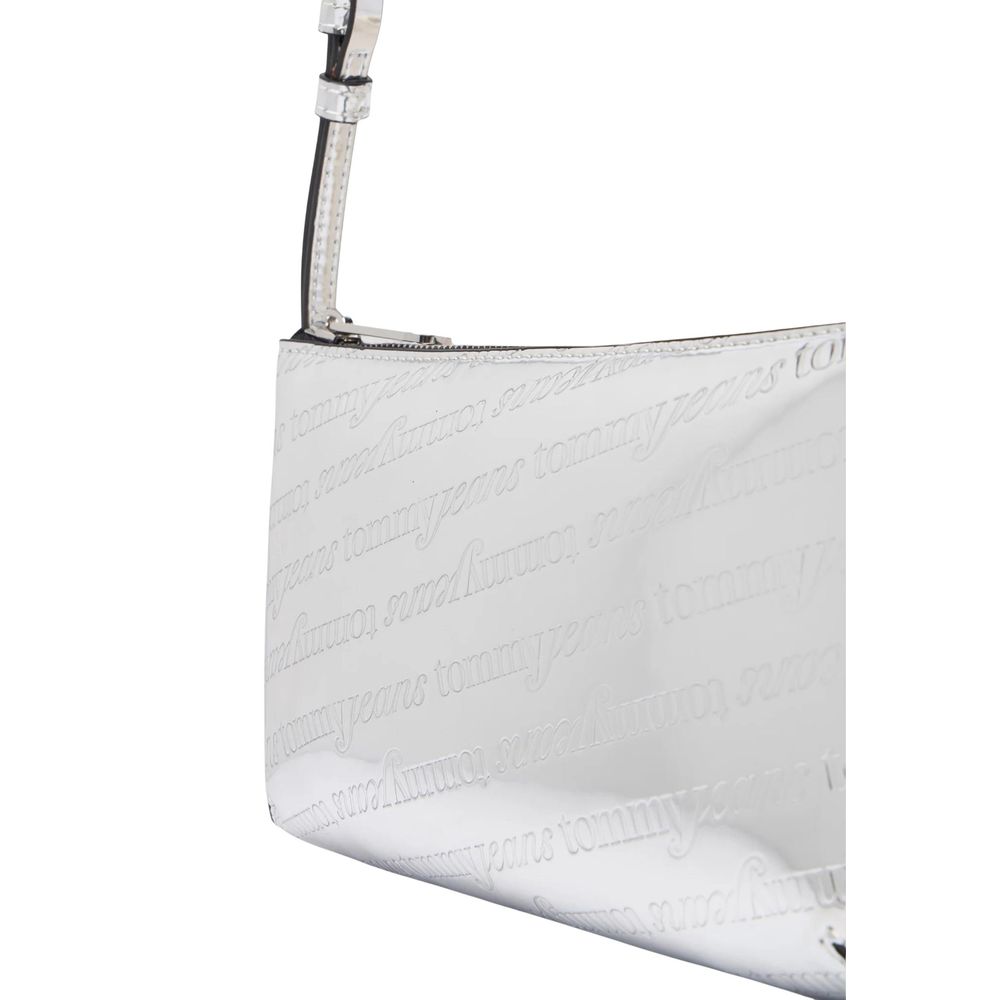 Silver Polyethylene Handbag
