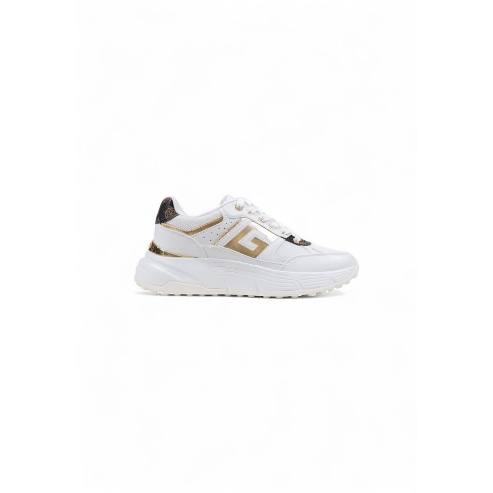 White Polyethylene Chunky Sneakers
