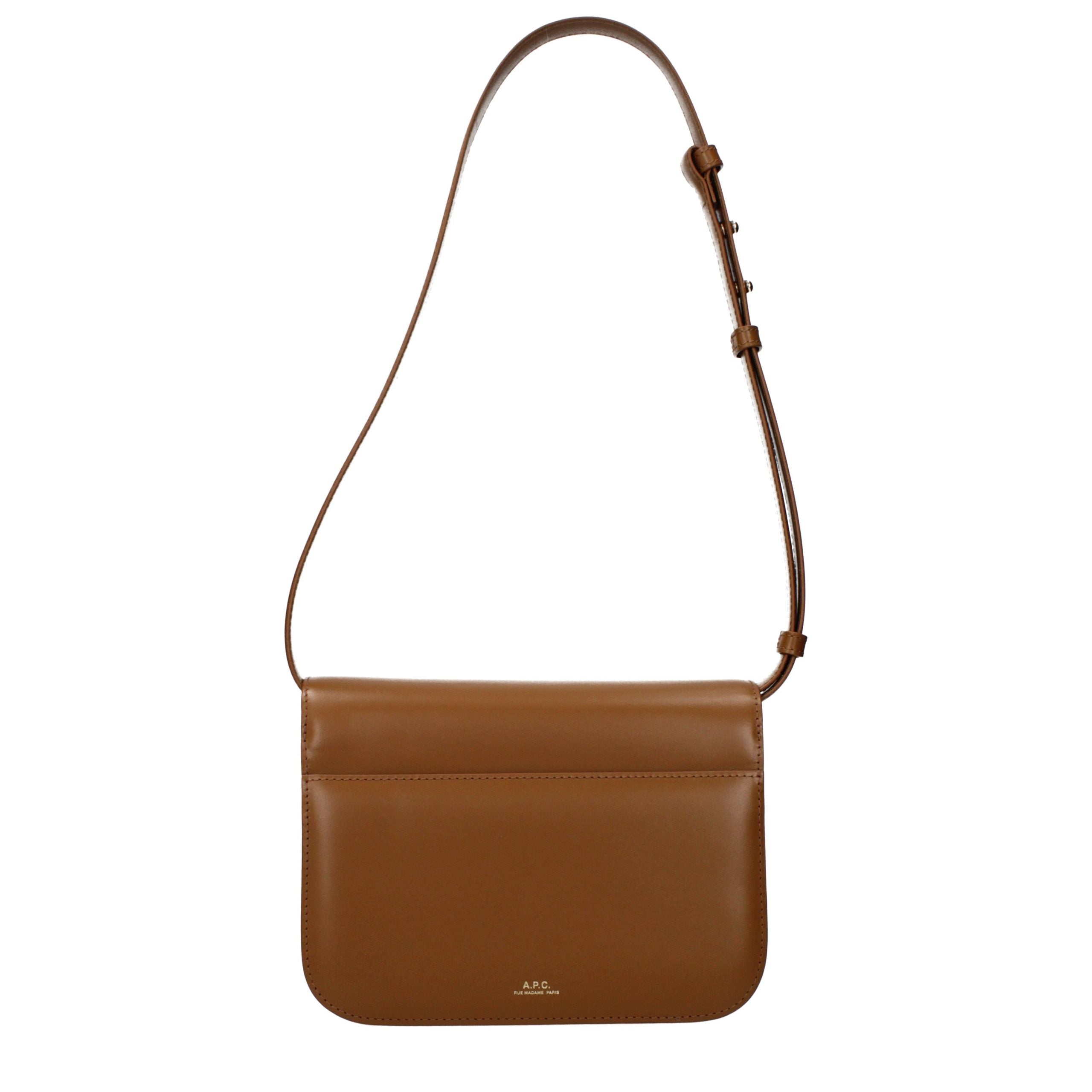 Brown Leather Shoulder Bag