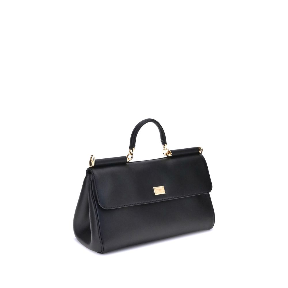 Black Calf Leather Bos Taurus Handbag