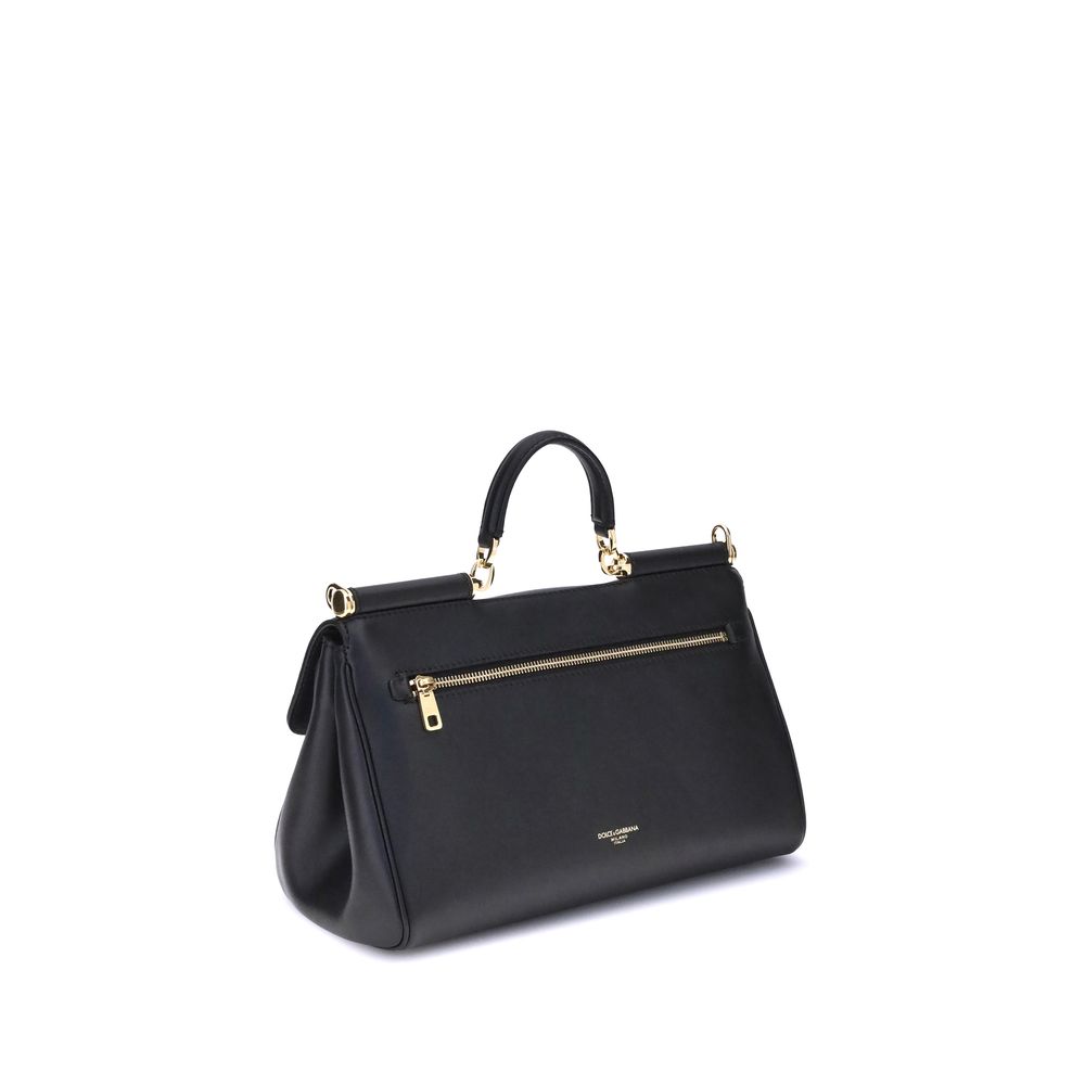 Black Calf Leather Bos Taurus Handbag