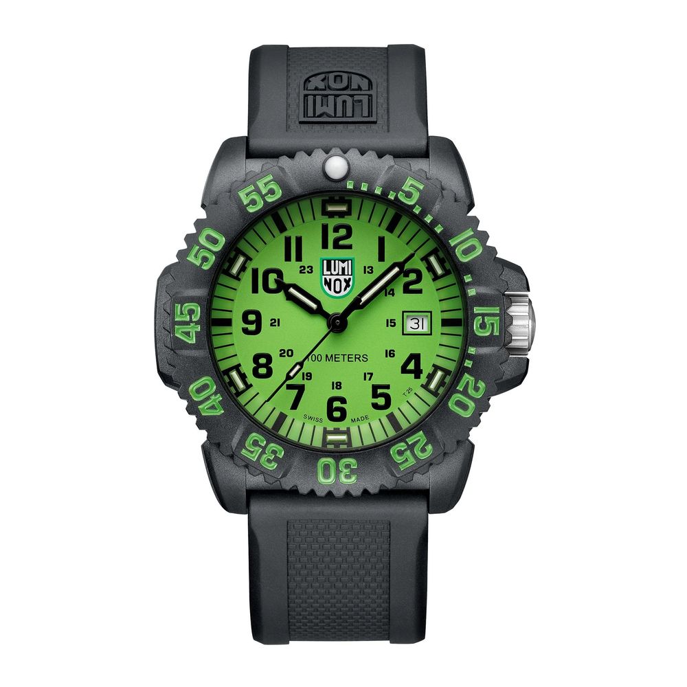 Black Resin Sport Watch