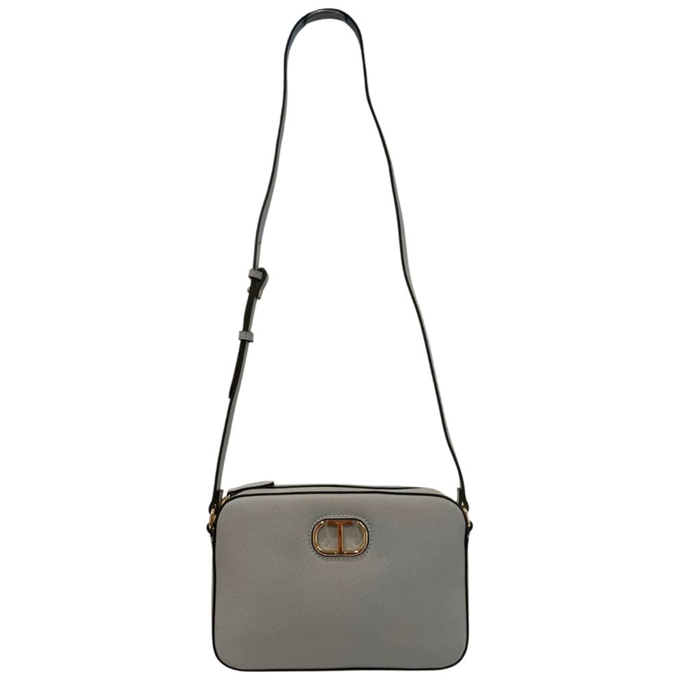 Dámská crossbody kabelka z modré PU kůže