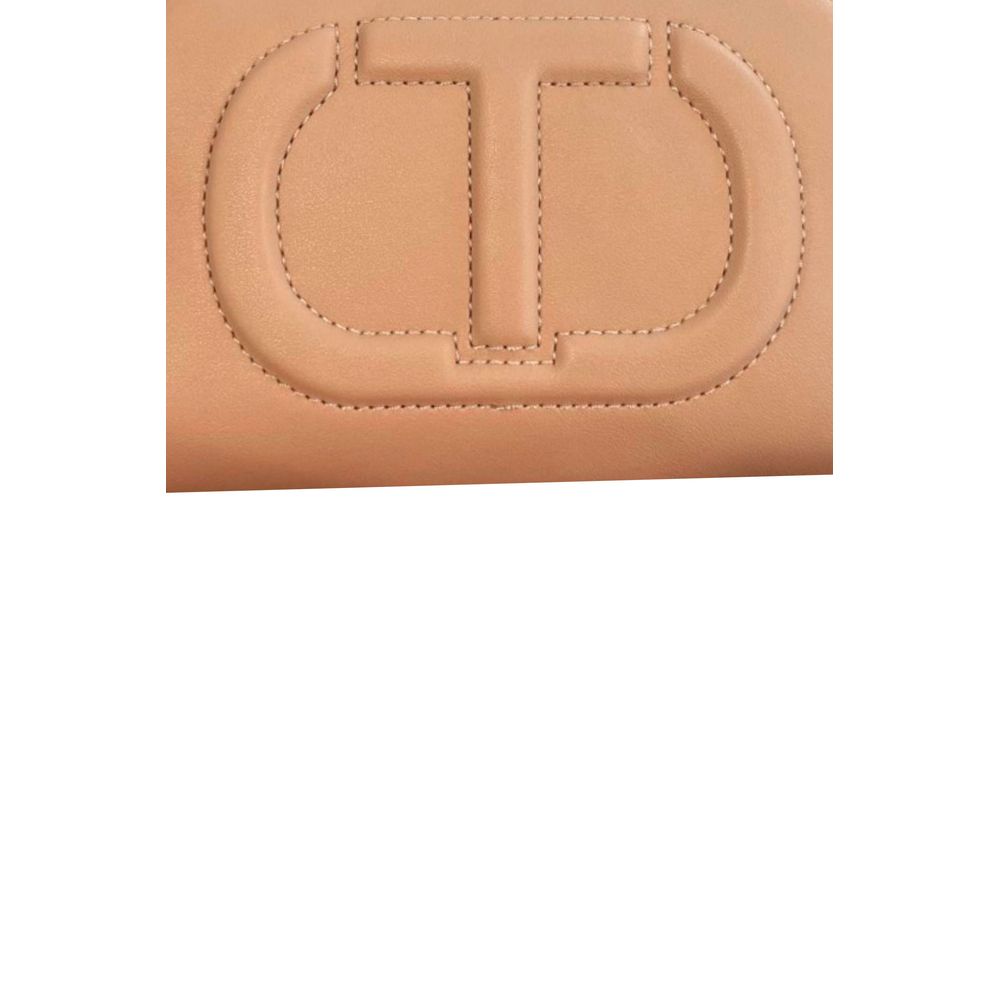 Růžová dámská crossbody kabelka z umělé kůže