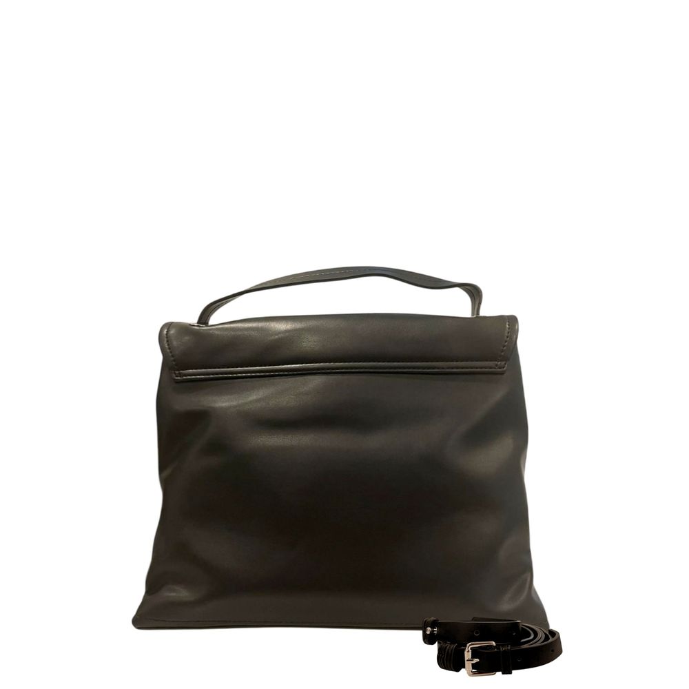 Black PU Women Handbag