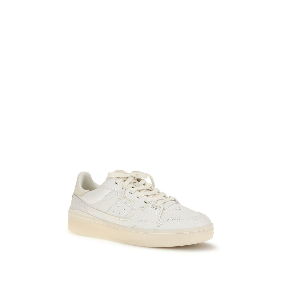 White Calf Leather Bos Taurus Low Top Sneakers