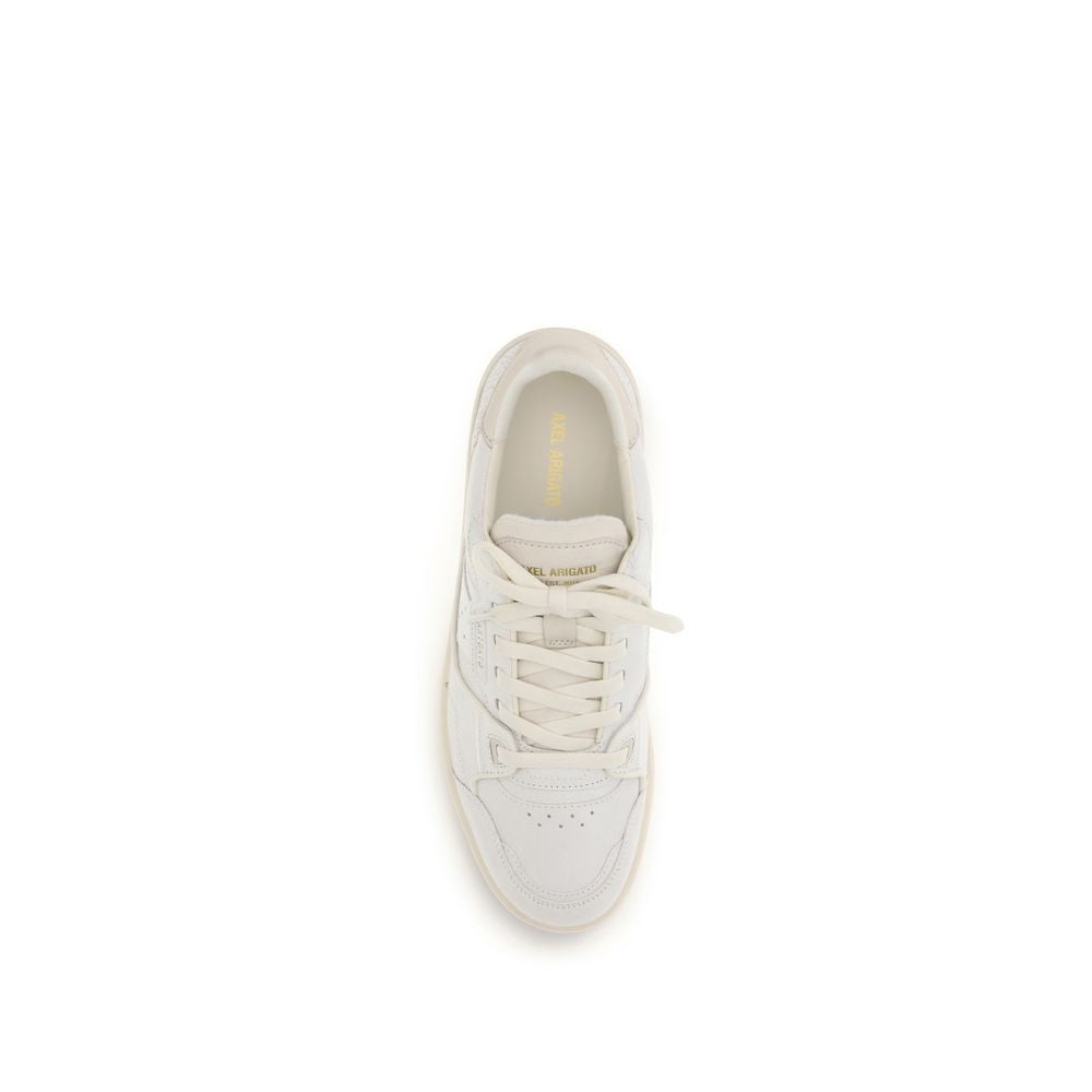 White Calf Leather Bos Taurus Low Top Sneakers