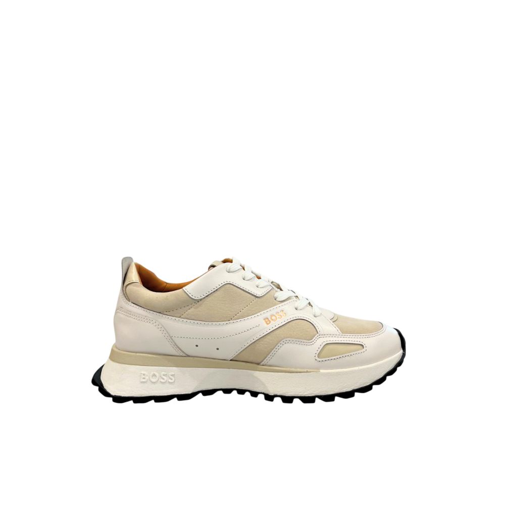 White Leather Men Sneaker