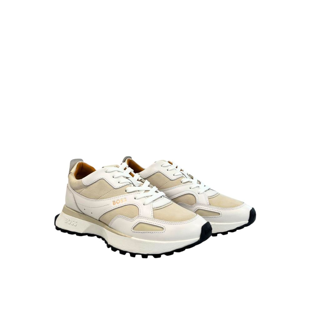 White Leather Men Sneaker