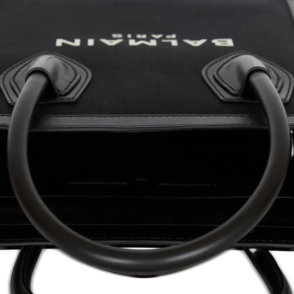 Black Cotton Tote Bag