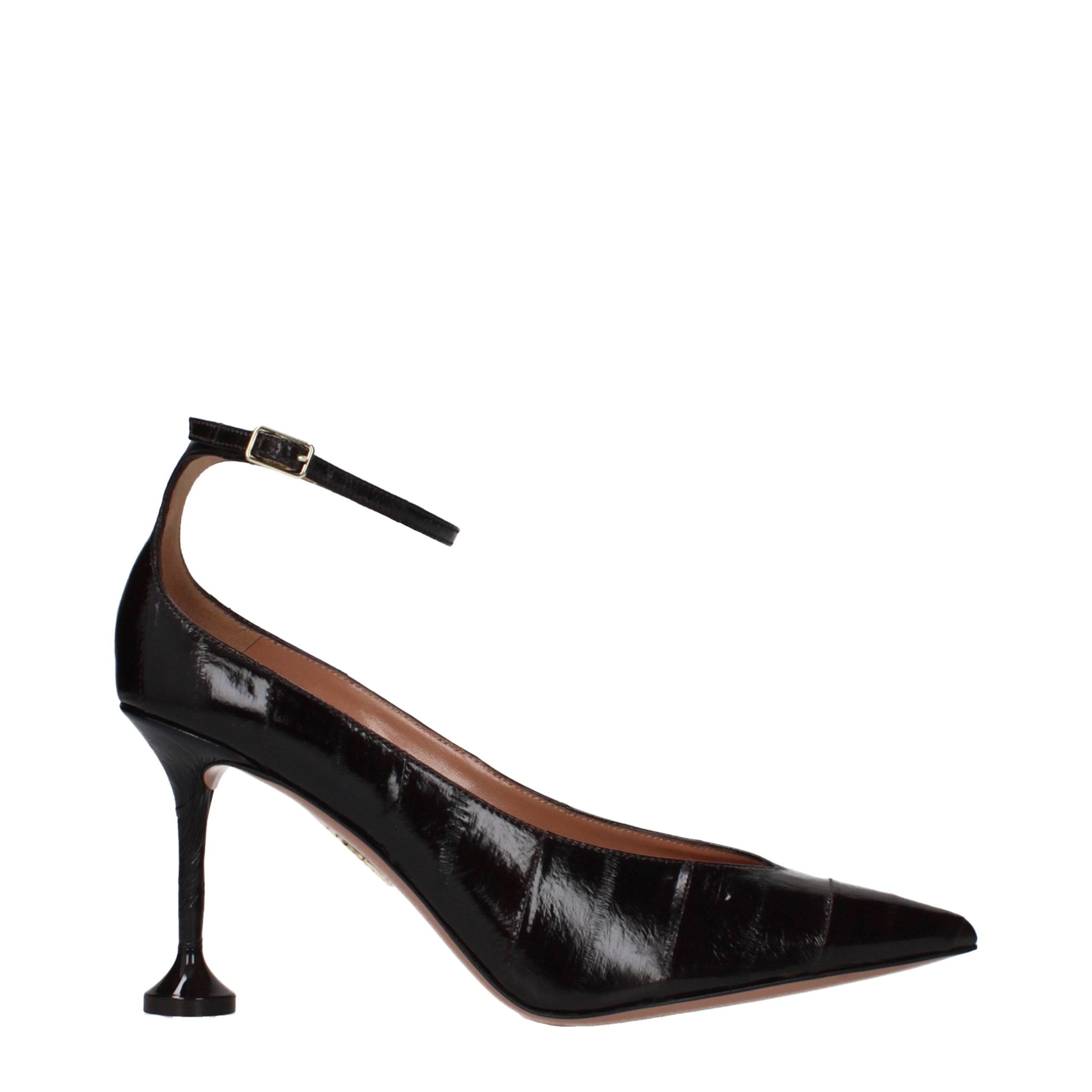 Brown Leather Pumps