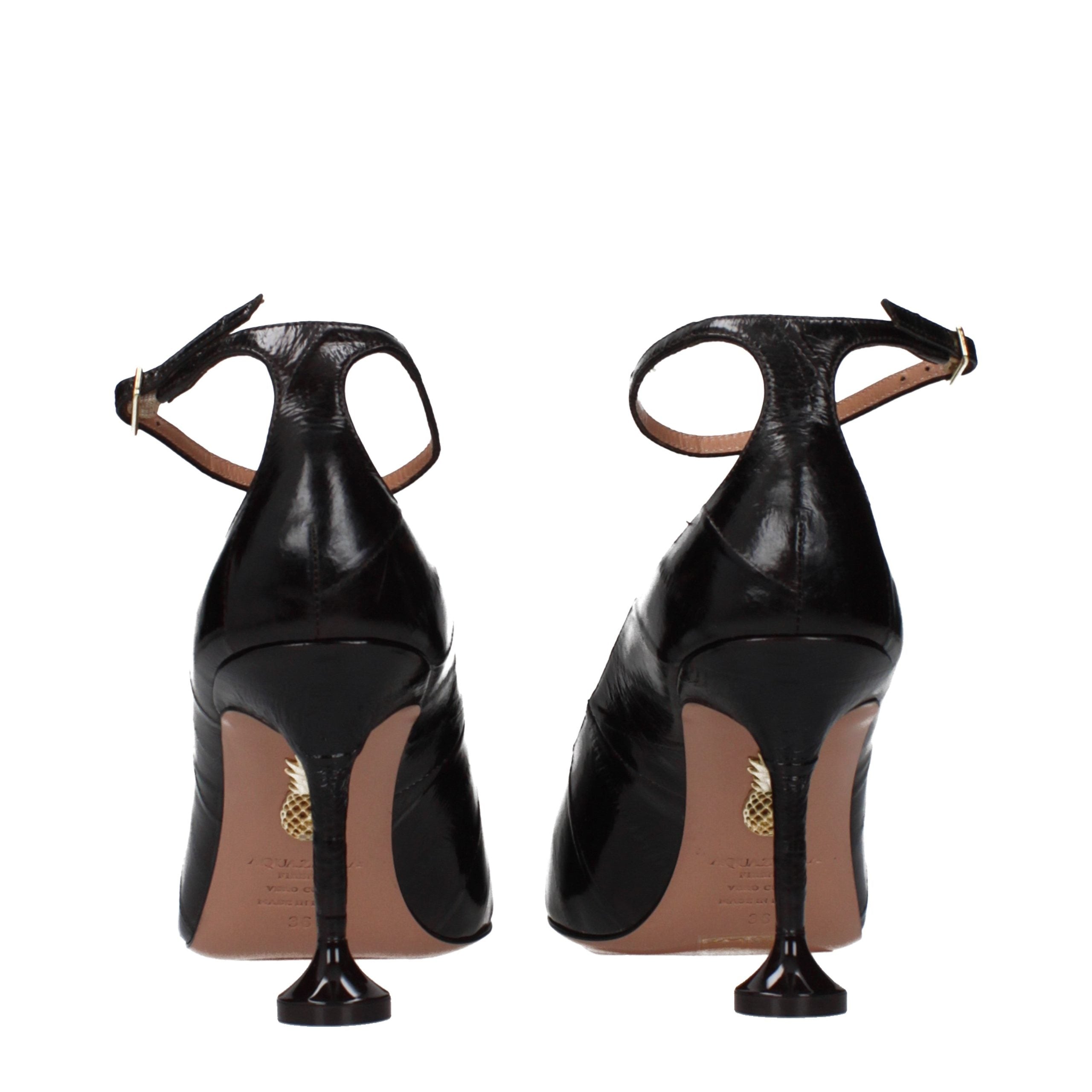 Brown Leather Pumps