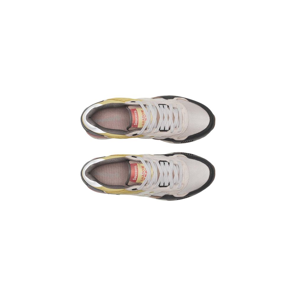 Beige Suede Leather Low Top Sneakers