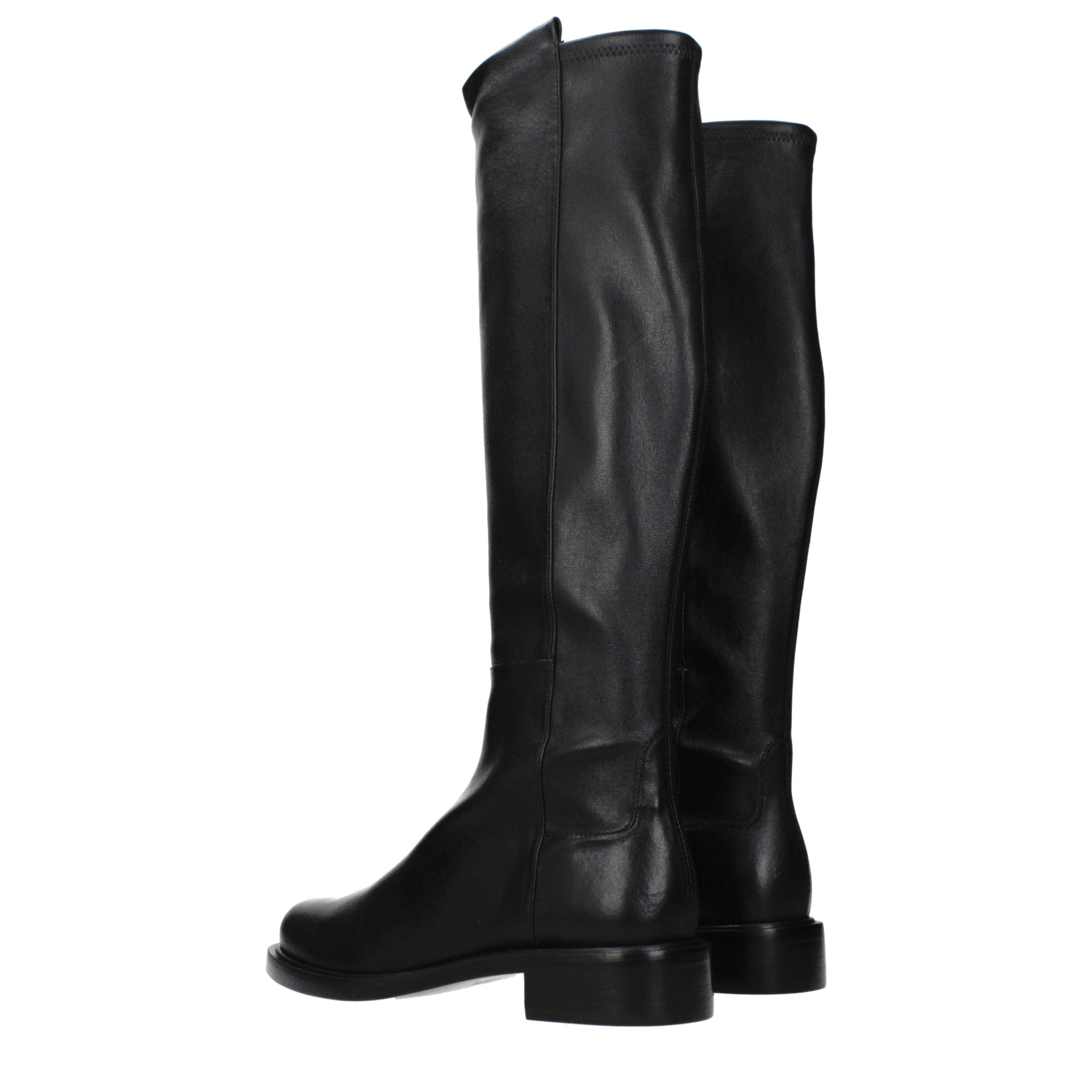 Black Leather Over The Knee