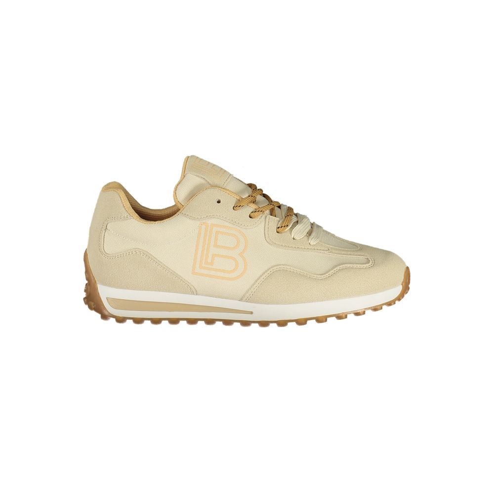 Béžová dámská obuv typu sneaker z polyuretanu