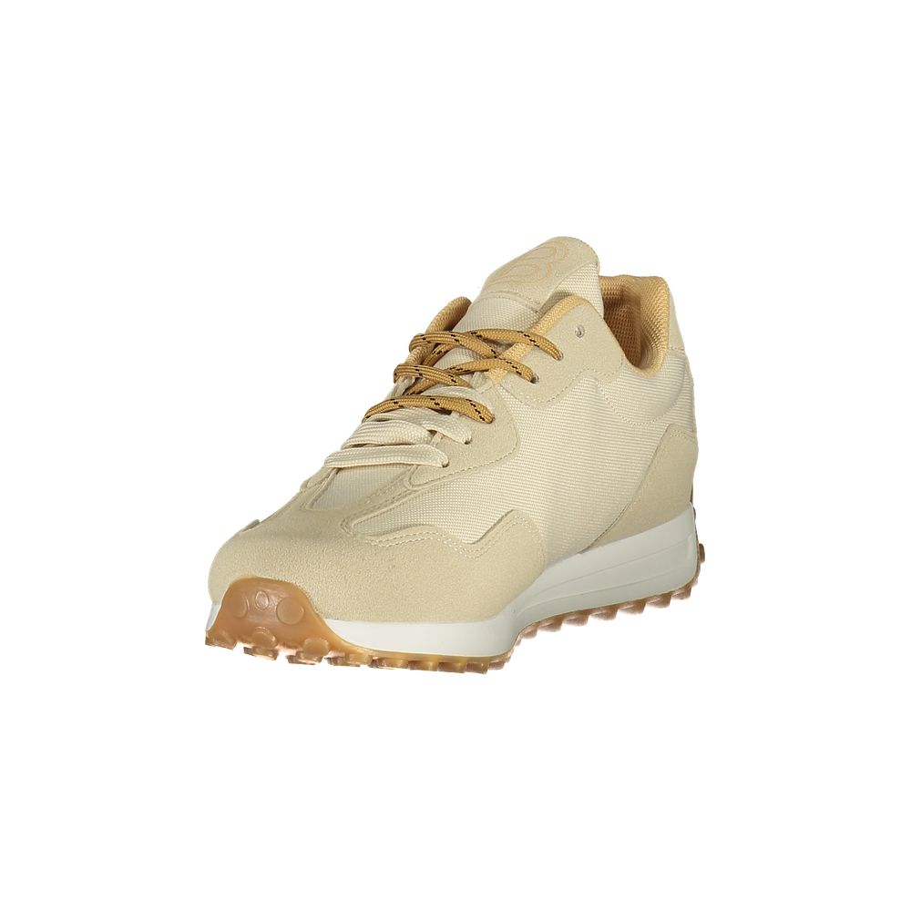 Béžová dámská obuv typu sneaker z polyuretanu
