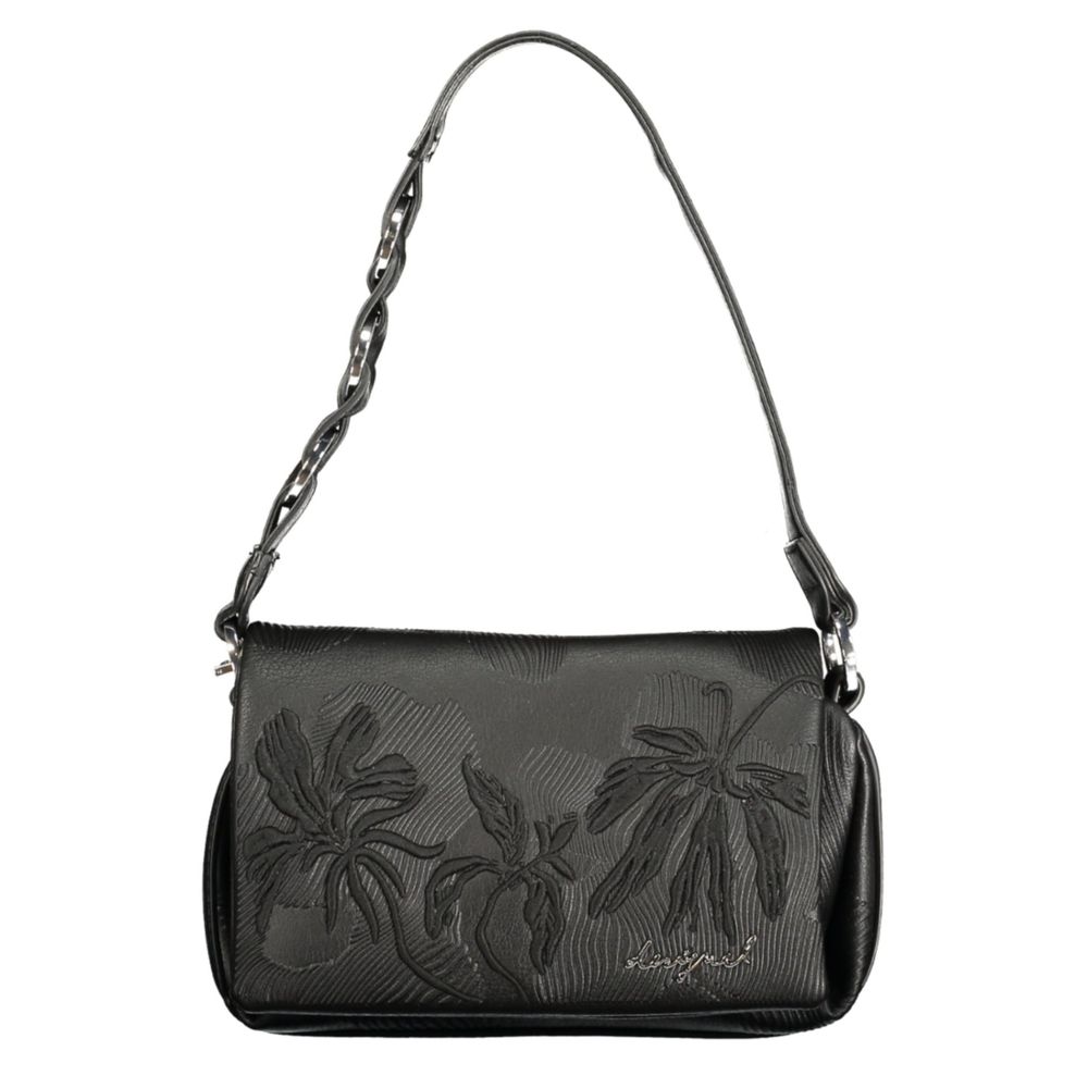 Black Polyurethane Women's Bag