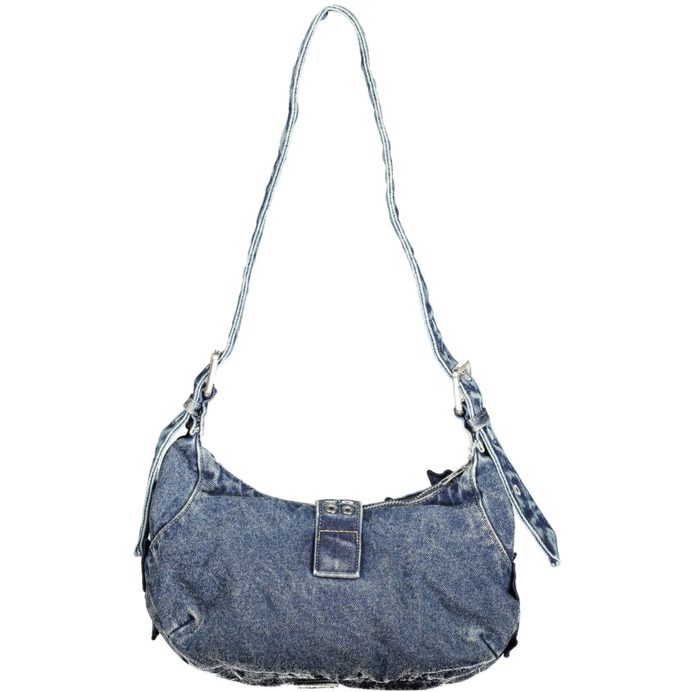 Blue Cotton Women's Shoulder Bag