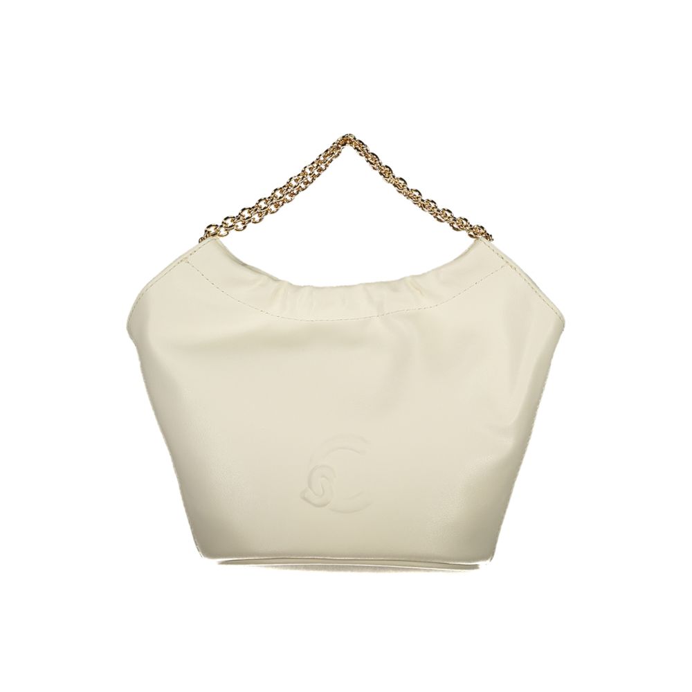 White Leather Woman Handbag