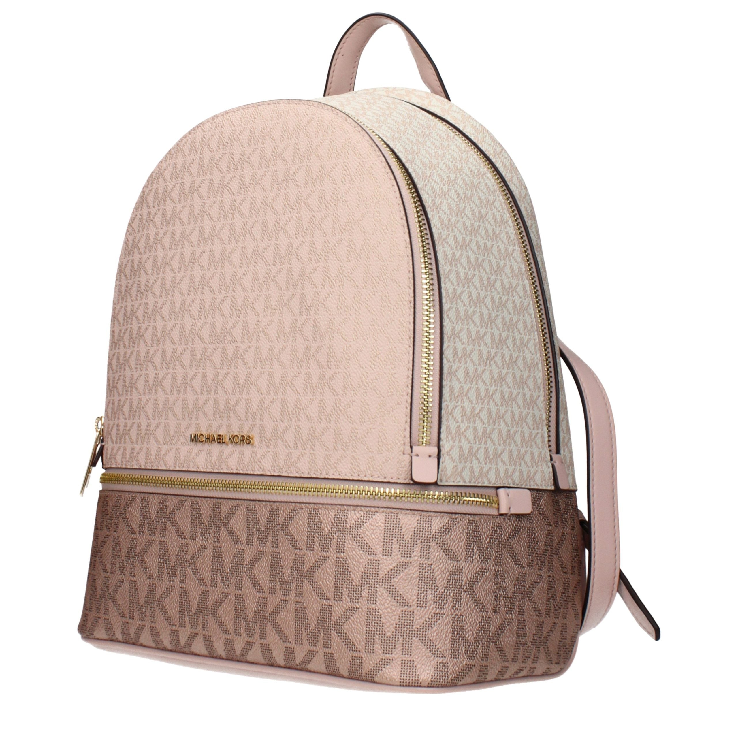 Pink Fabric Backpack