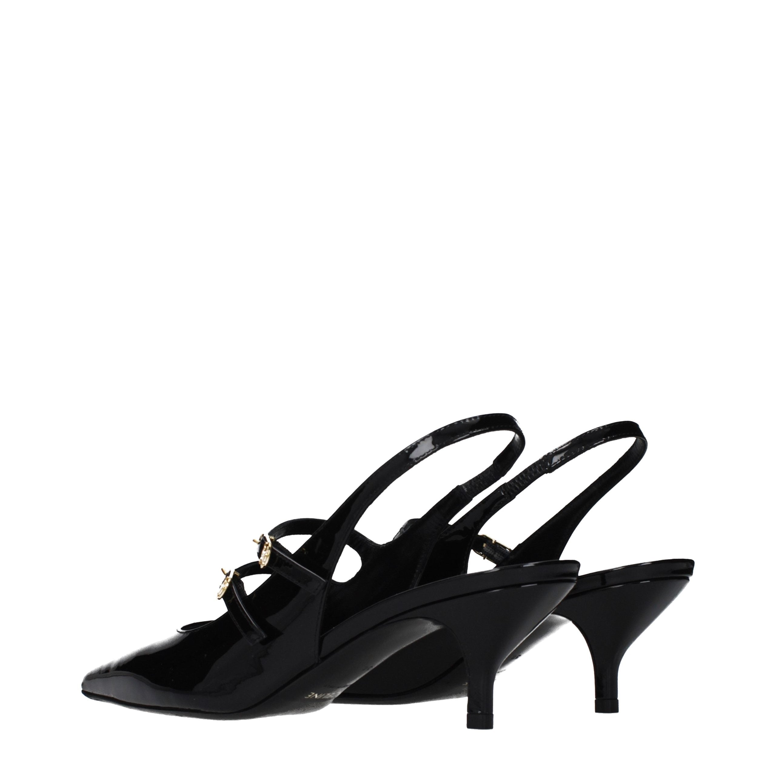Black Leather Sandals