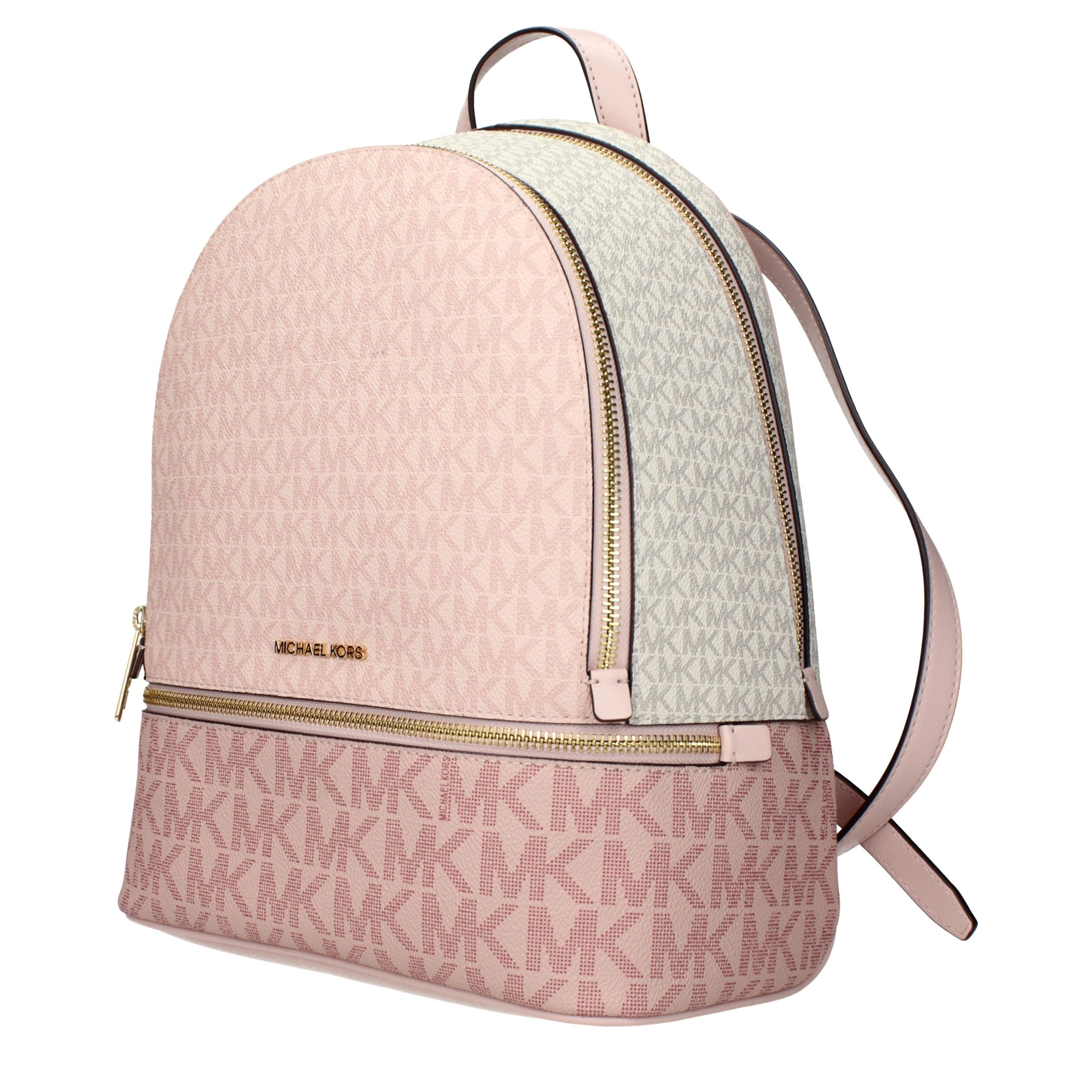 Pink Fabric Backpack
