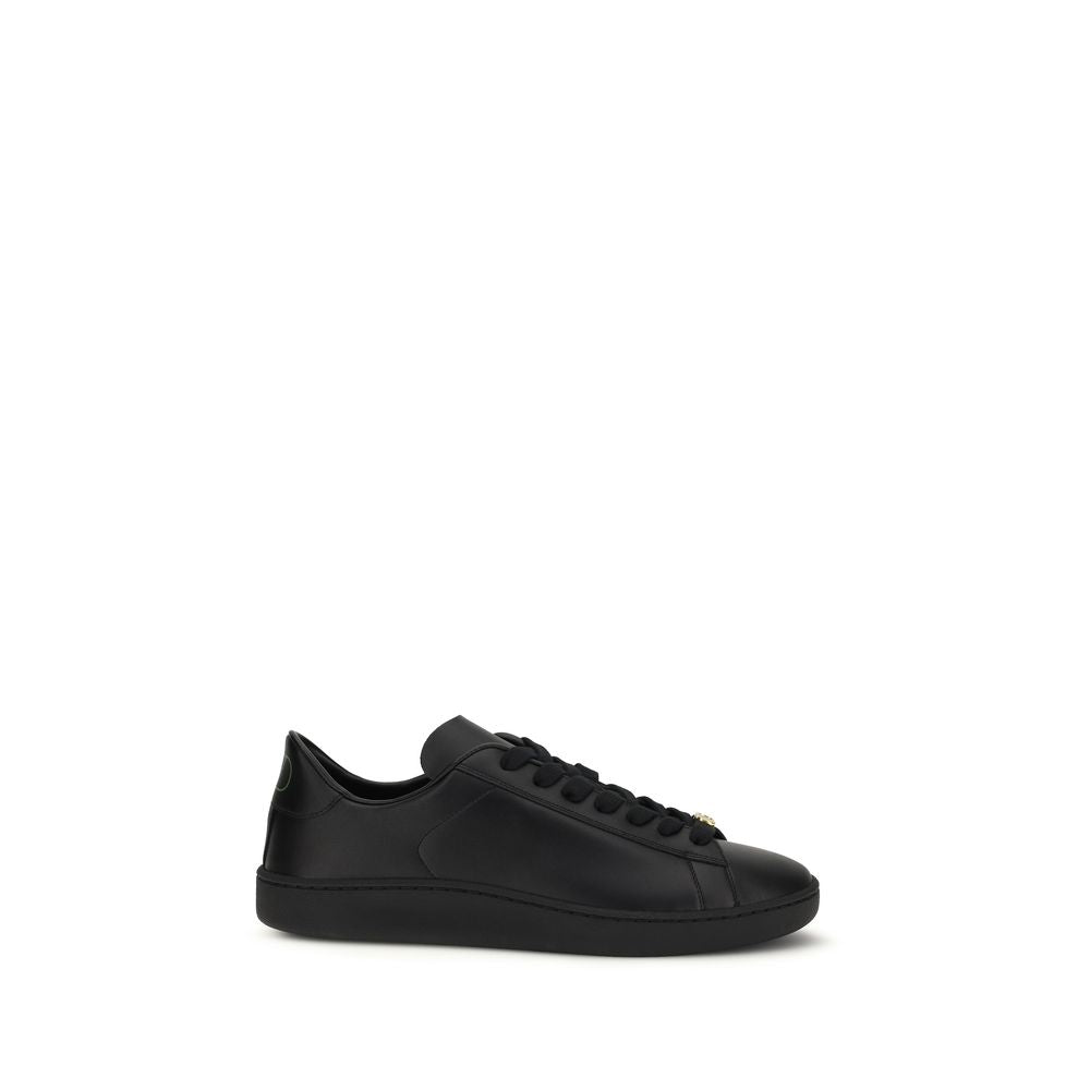 Black Calf Leather Bos Taurus Sneakers