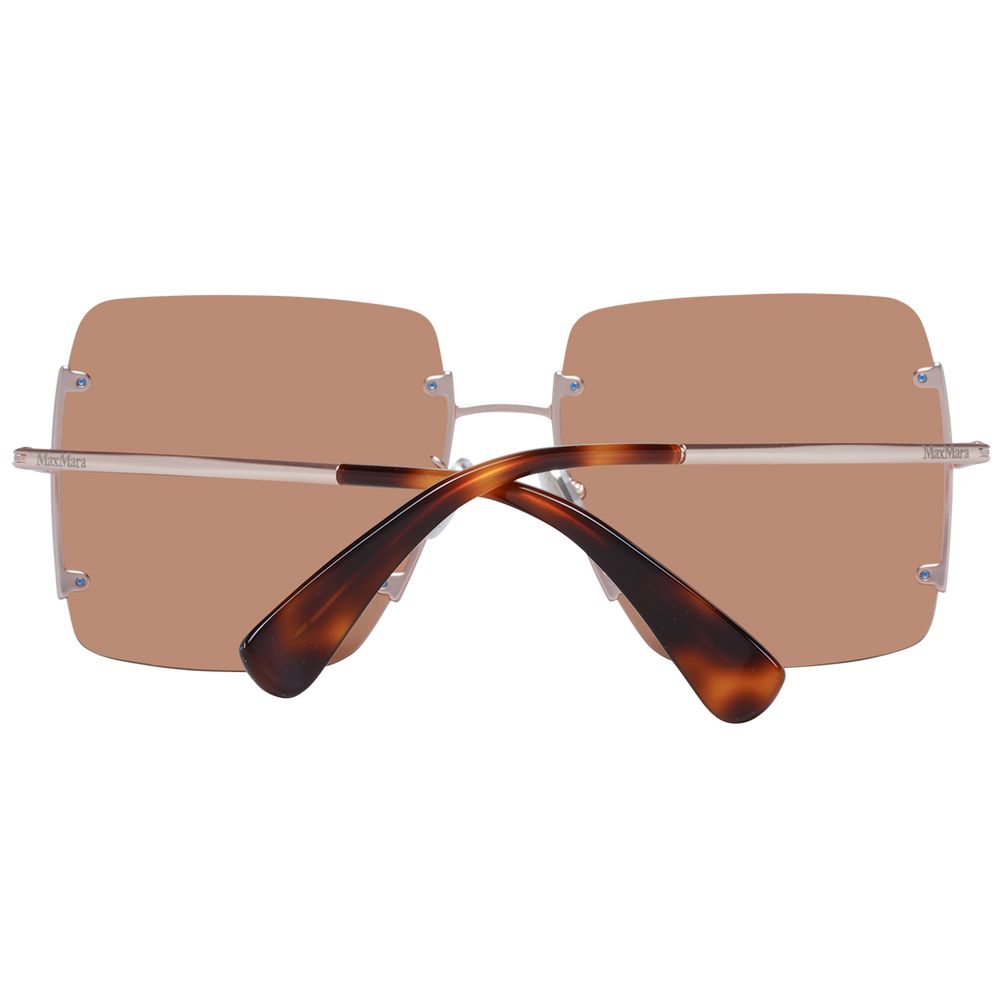 Rose Gold Metal Sunglasses