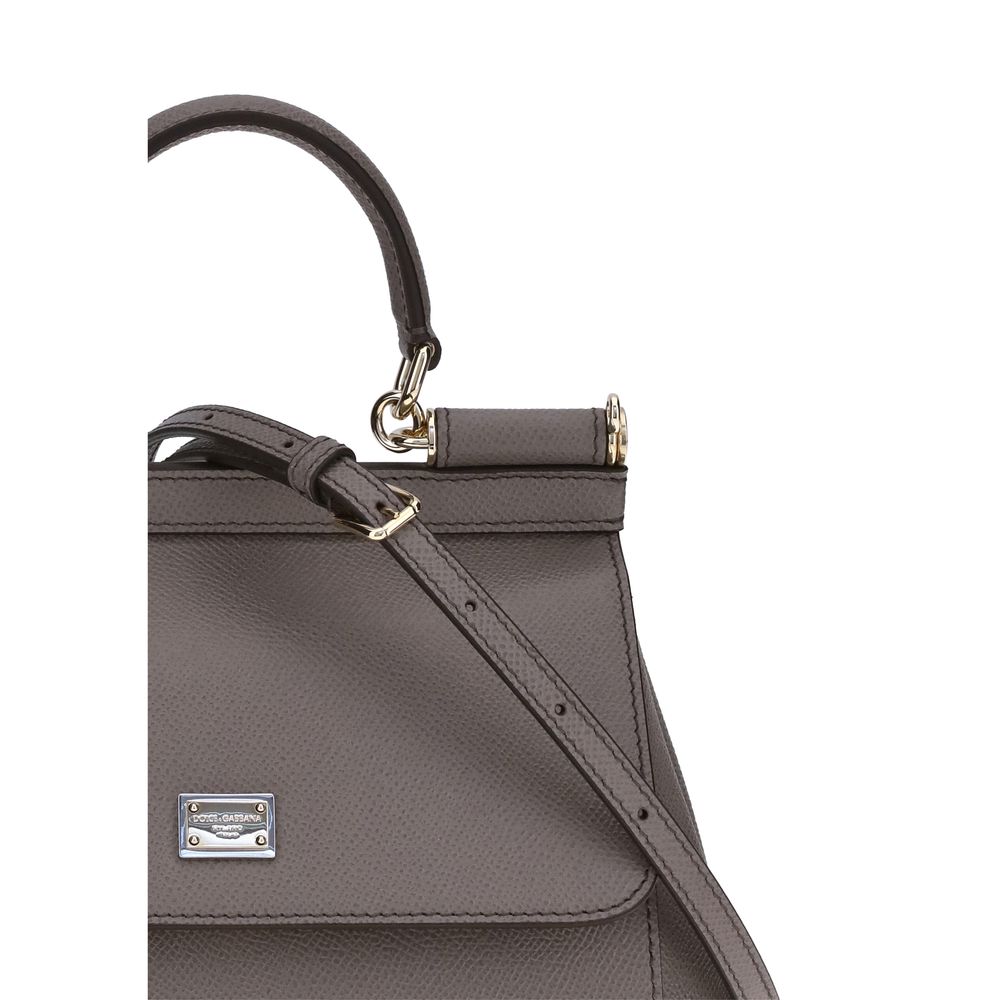 Gray Calf Leather Bos Taurus Shoulder Bag