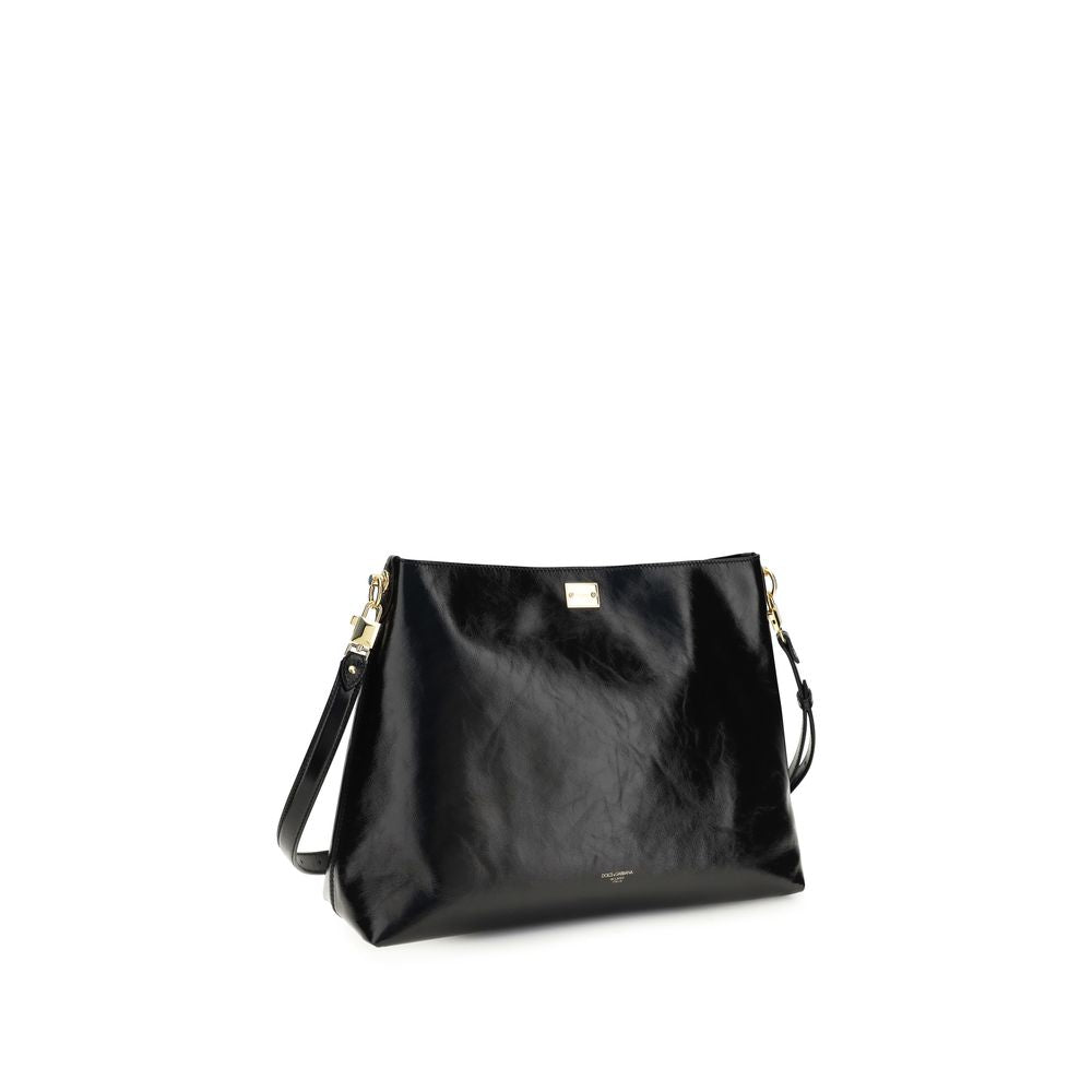 Black Calf Leather Bos Taurus Shoulder Bag